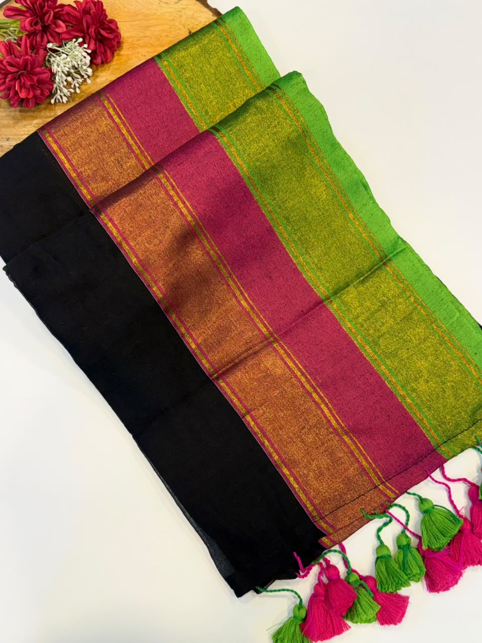 SS7673 Mul Cotton Saree with Kanchi Border