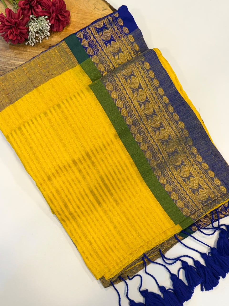SS7675 Premium Mul Cotton Saree with Kanchi Border