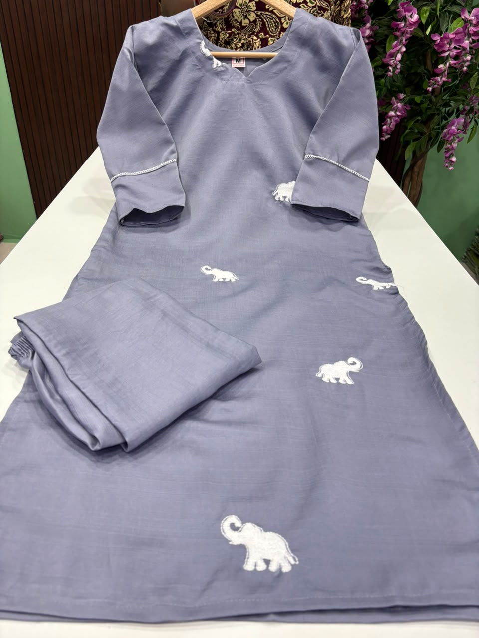 SS7854 Trendy Vatican Co-ord Set - GREY