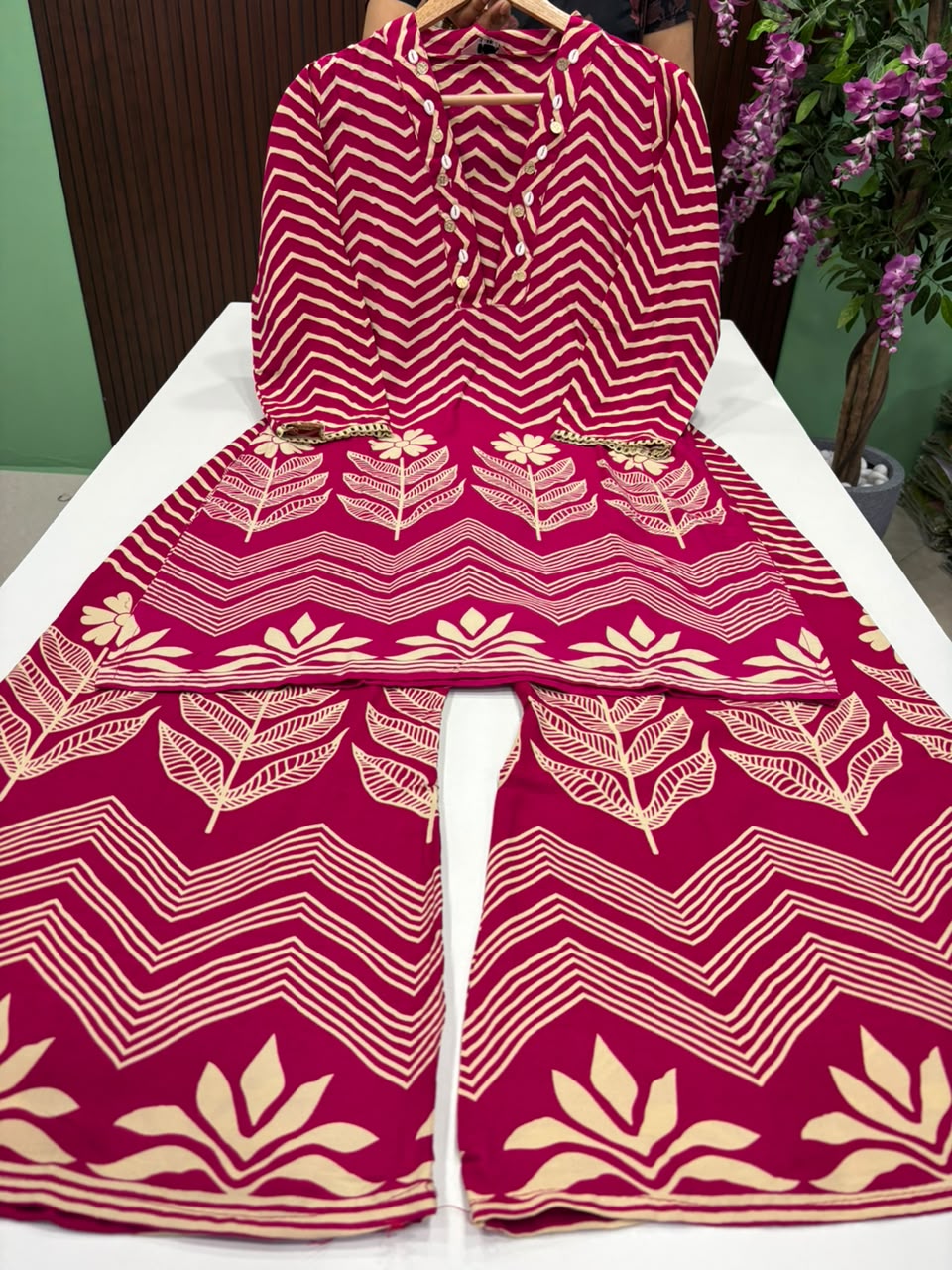 SS8015 Stylish Rayon Co-ord Set