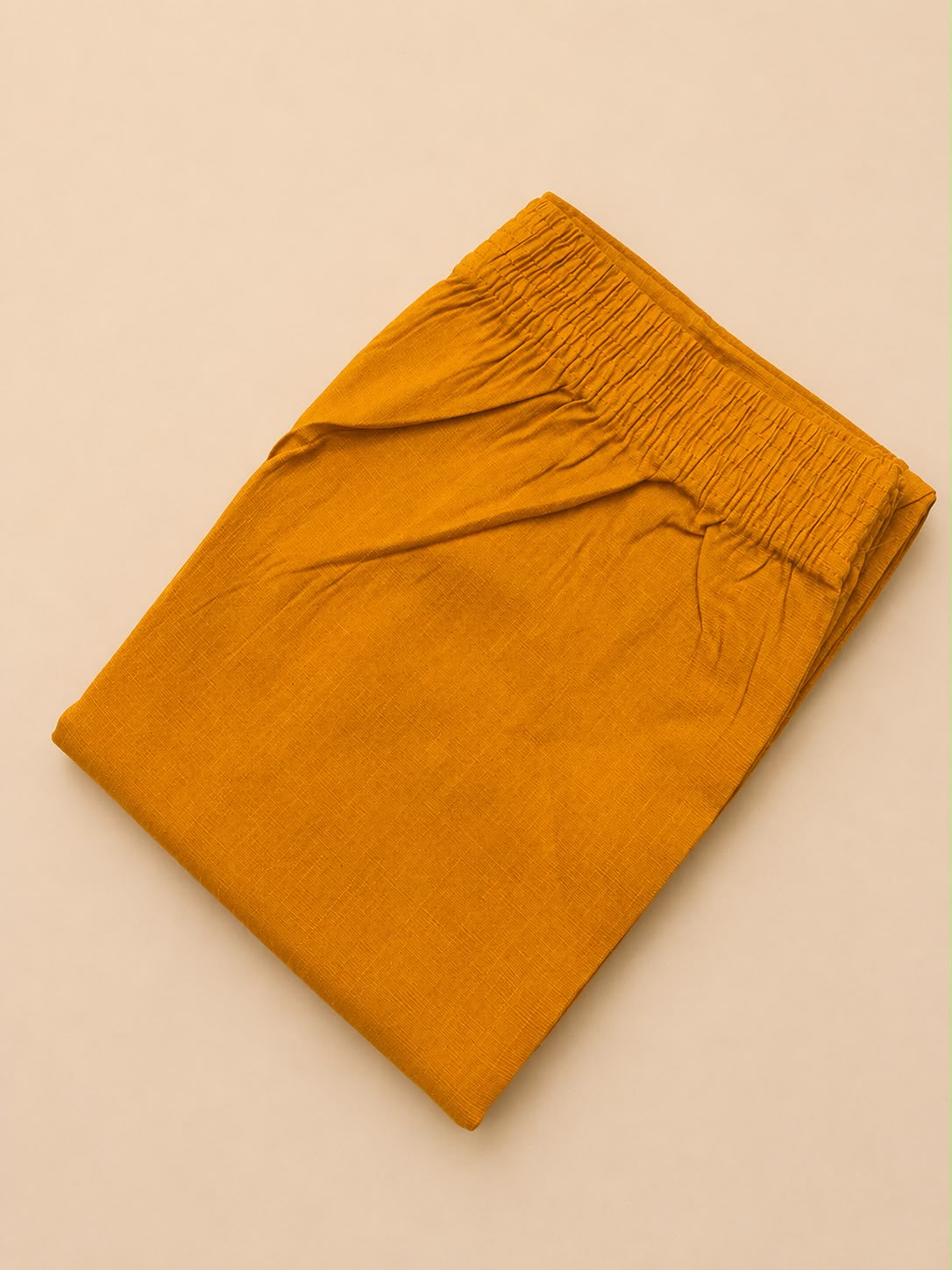 SS8164 Straight Fit Stretchable Pant - MUSTARD YELLOW