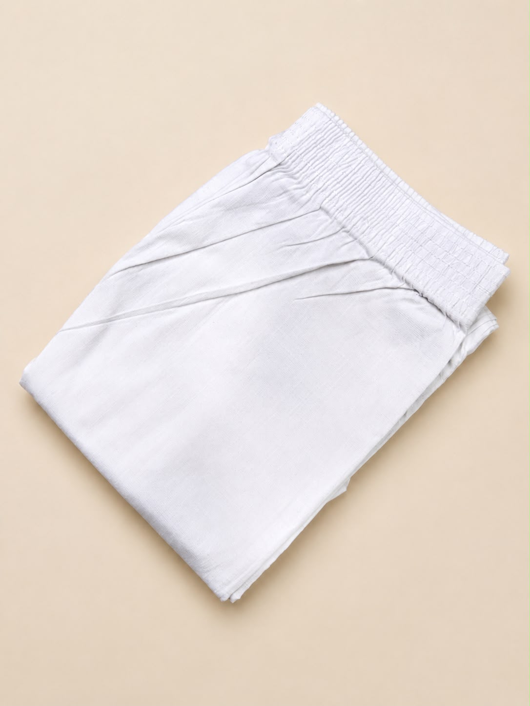 SS8170 Straight Fit Stretchable Pant - WHITE