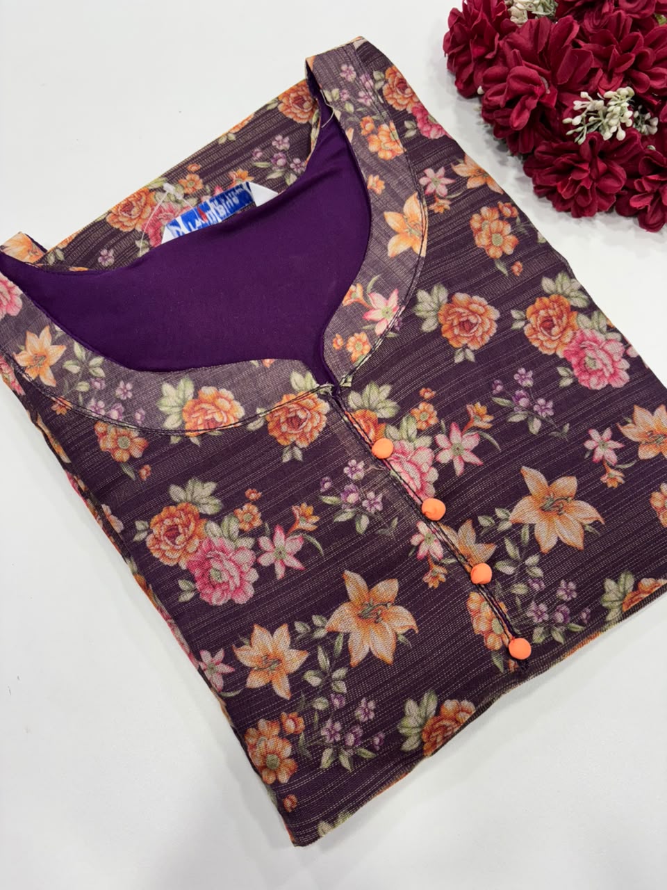 SS8202 Premium Tissue Silk Kurti