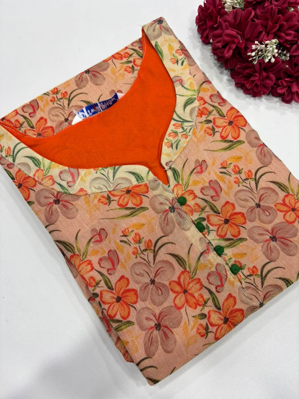 SS8211  Premium Tissue Silk Kurti
