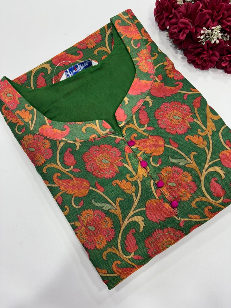 SS8210  Premium Tissue Silk Kurti