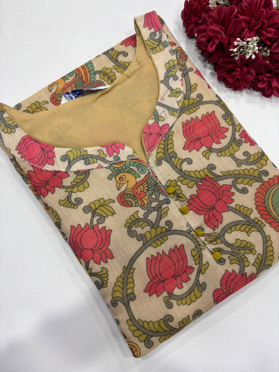 SS8205  Premium Tissue Silk Kurti