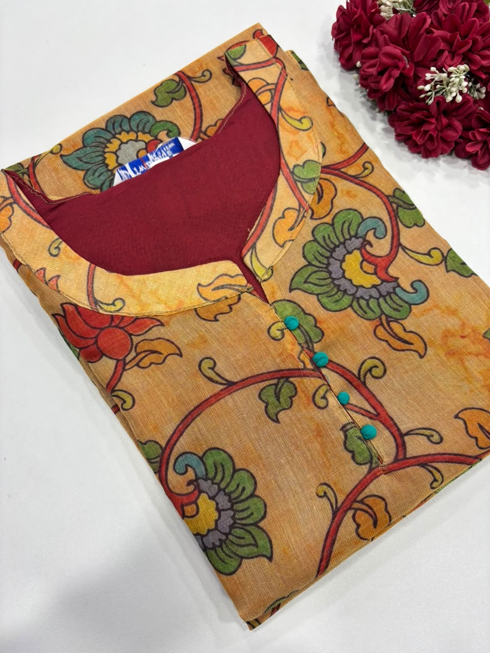 SS8212  Premium Tissue Silk Kurti