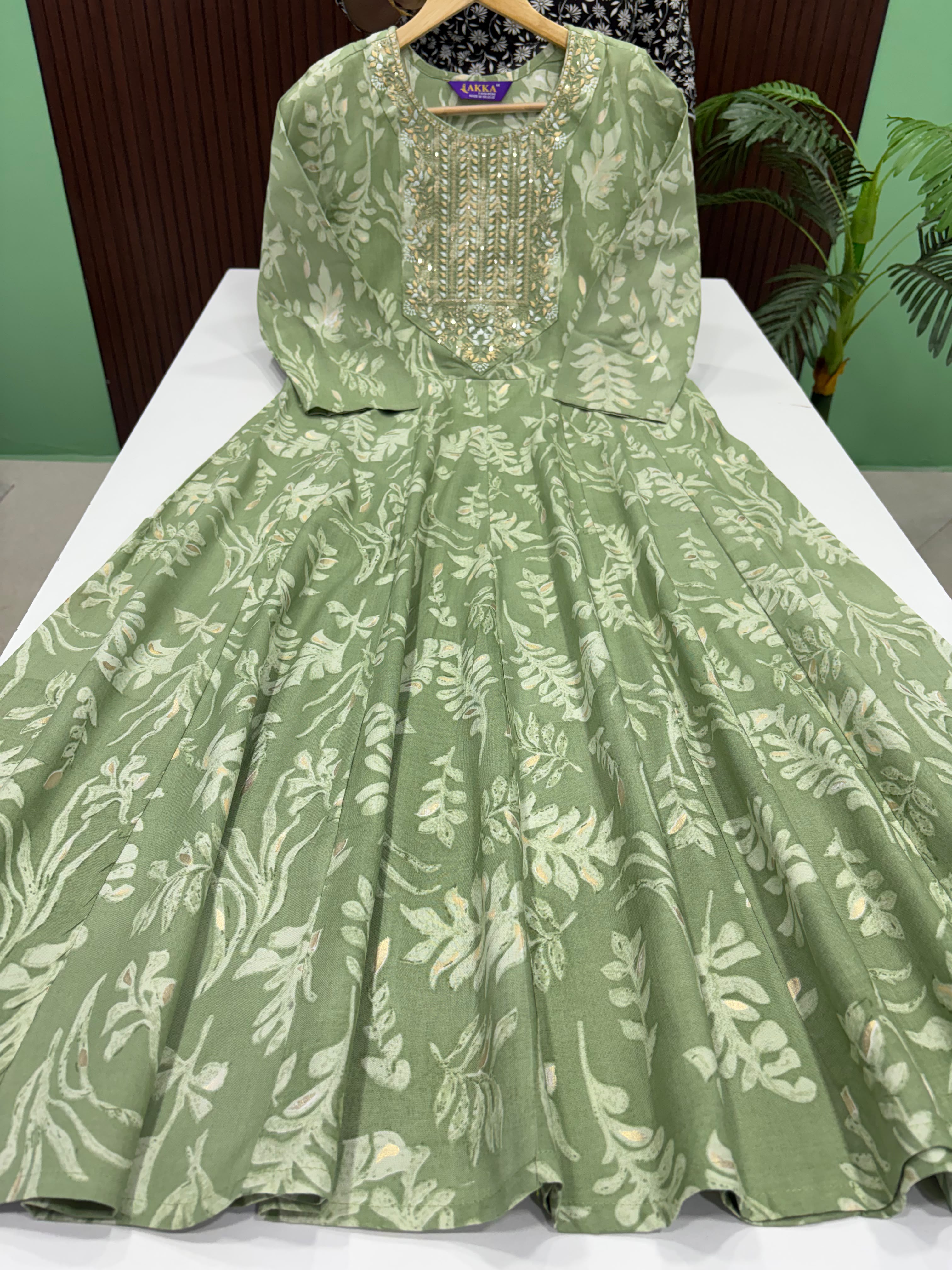 SS8328 Full Length Flared Anarkali