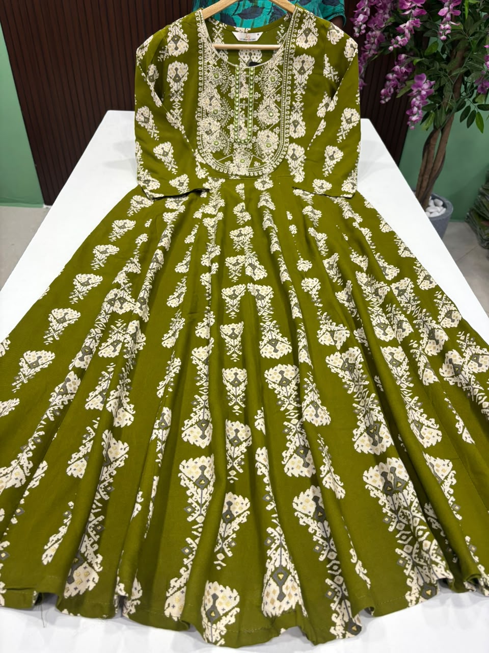 SS8330 Full Length Flared Anarkali