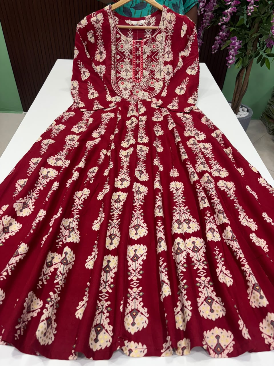 SS8331 Full Length Flared Anarkali