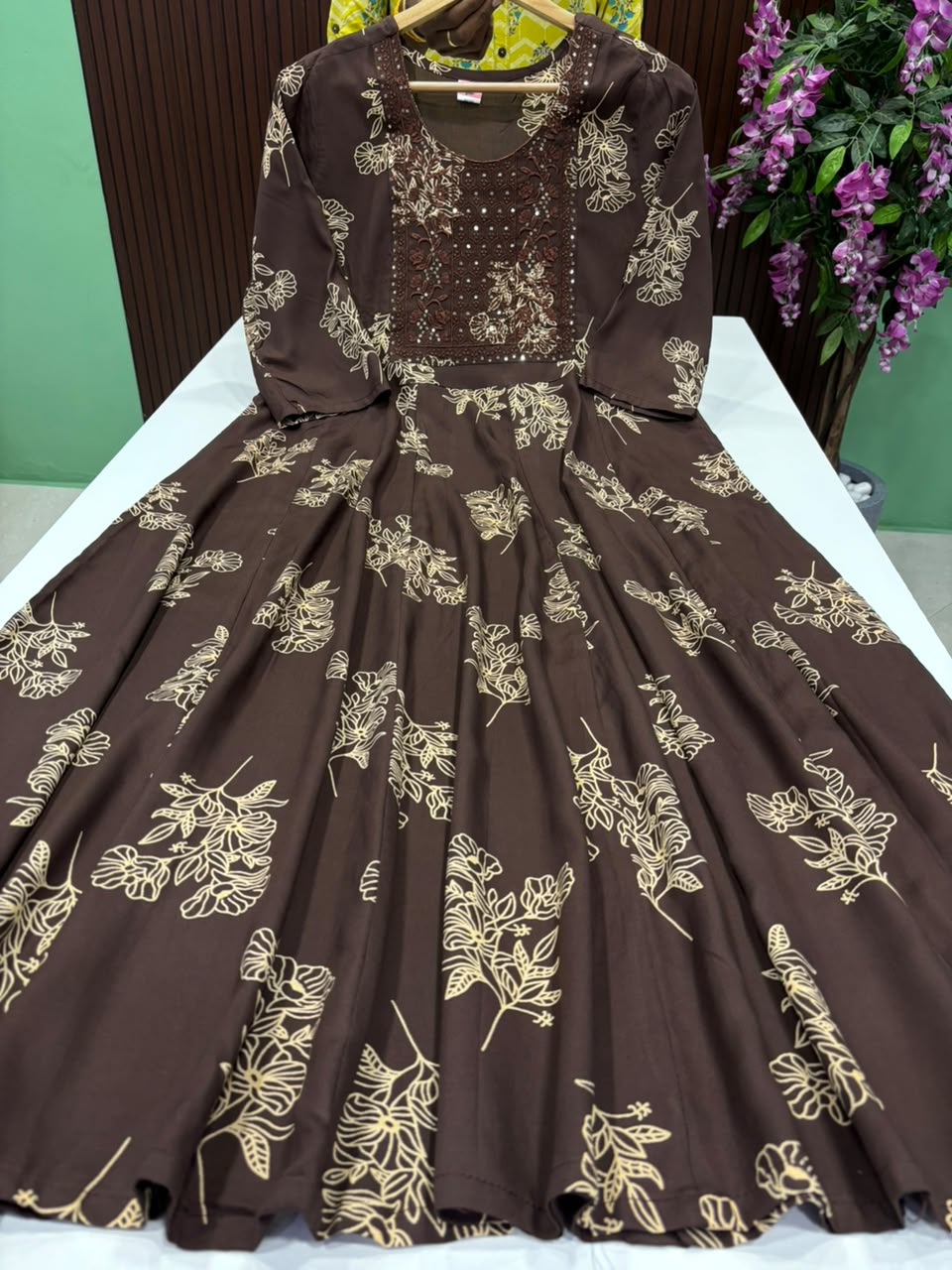 SS8889 Full Length Flared Anarkali