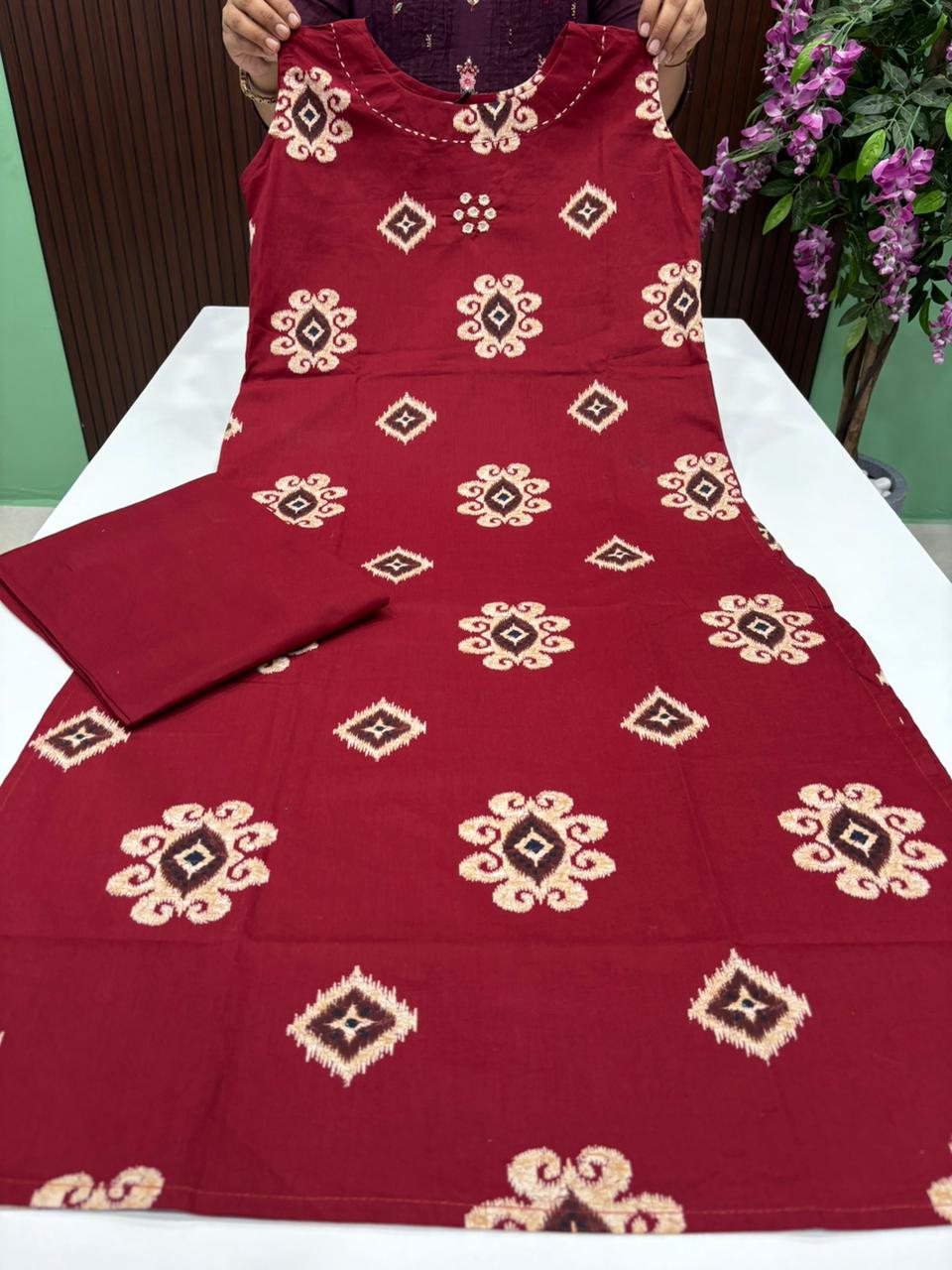 SS8984 Trendy Cotton Co-ord Set