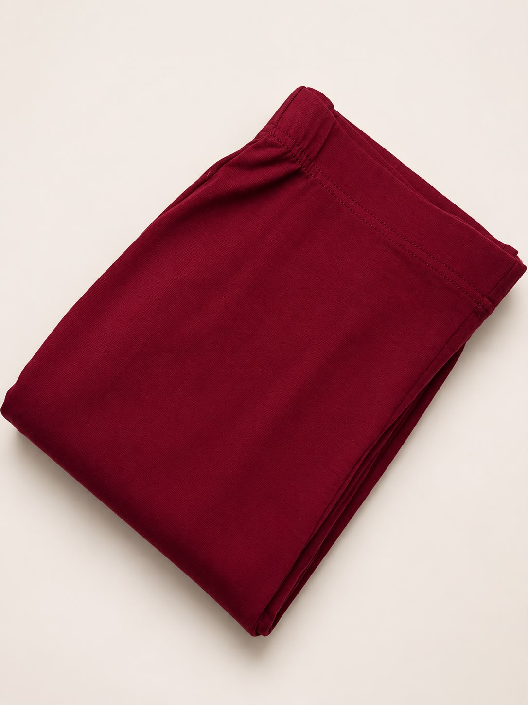 SS9318 Knitted Cotton Stretchable Pant - MAROON