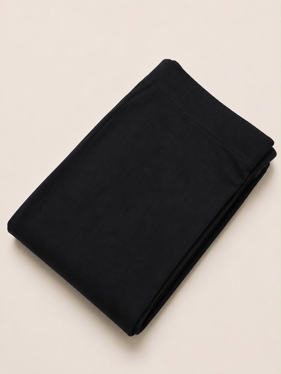 SS9326 Knitted Cotton Stretchable Pant - BLACK