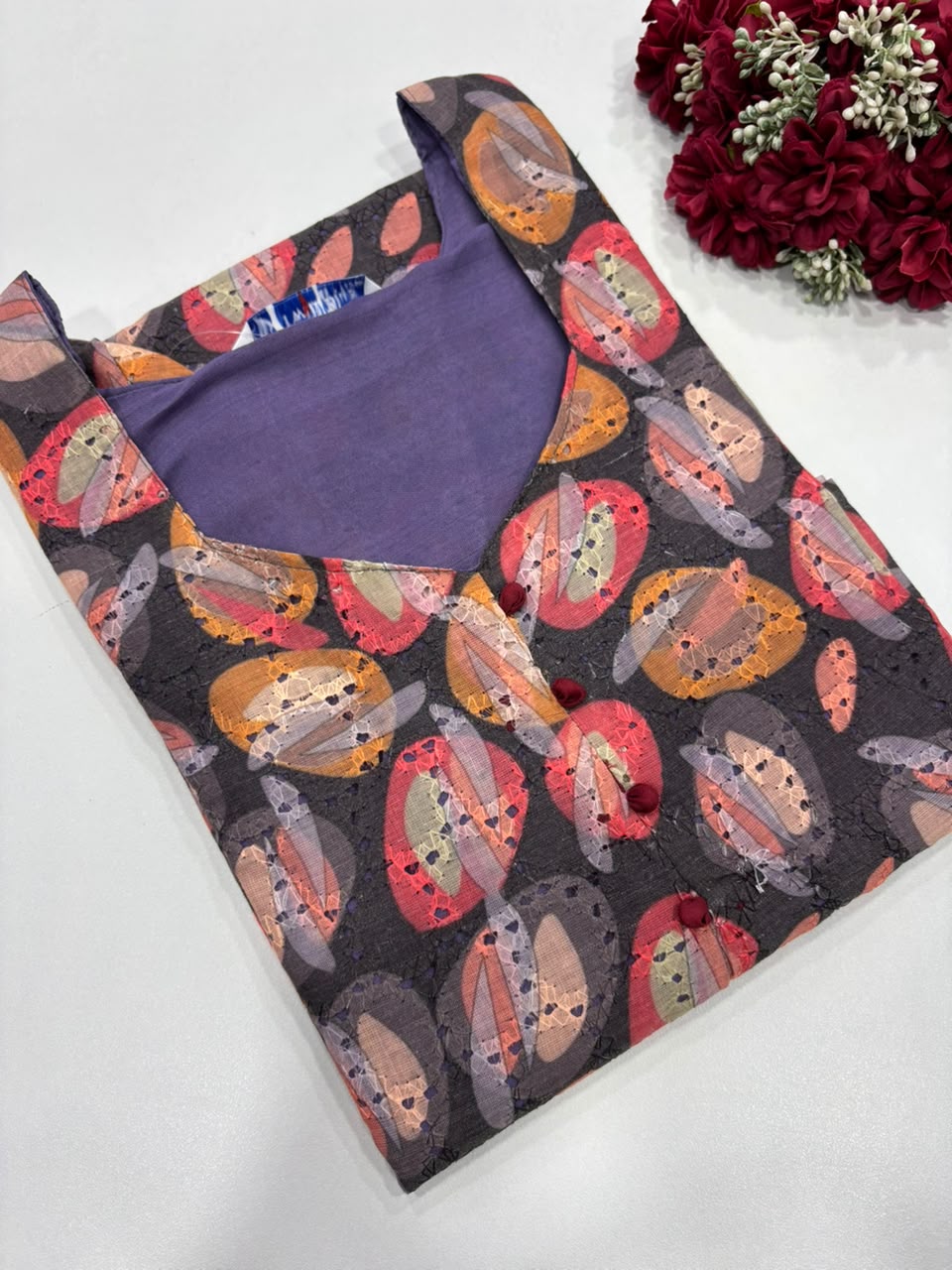 SS9684 Premium Hakoba Cotton Kurti
