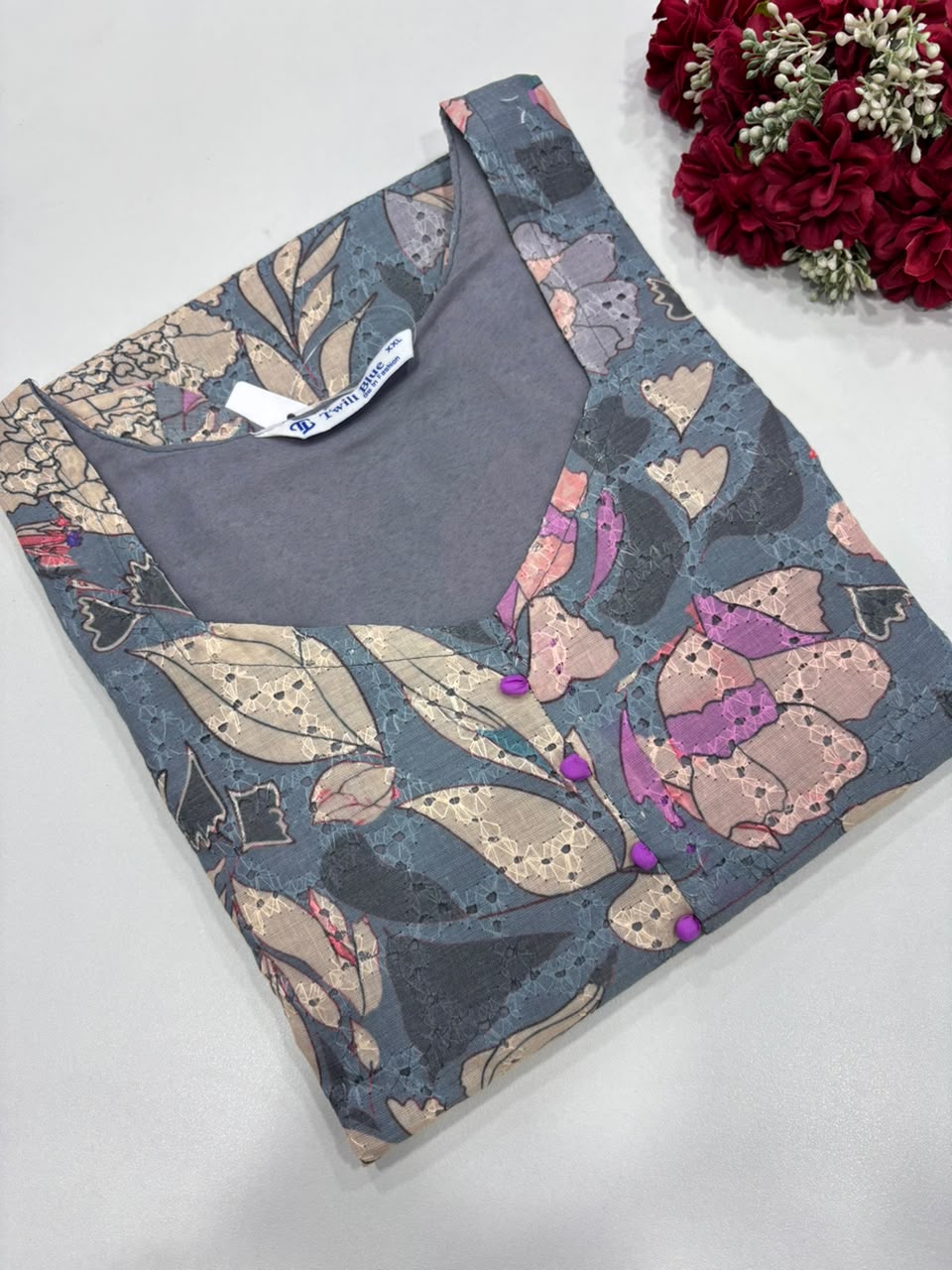 SS9685 Premium Hakoba Cotton Kurti