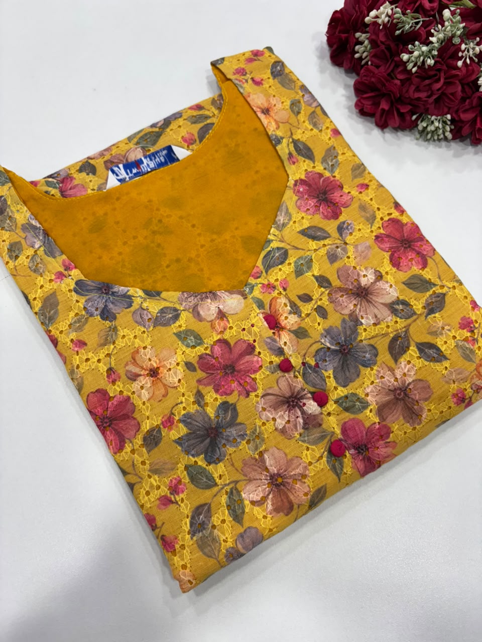 SS9672 Premium Hakoba Cotton Kurti