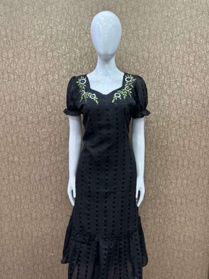 Chiffon A Line Frock