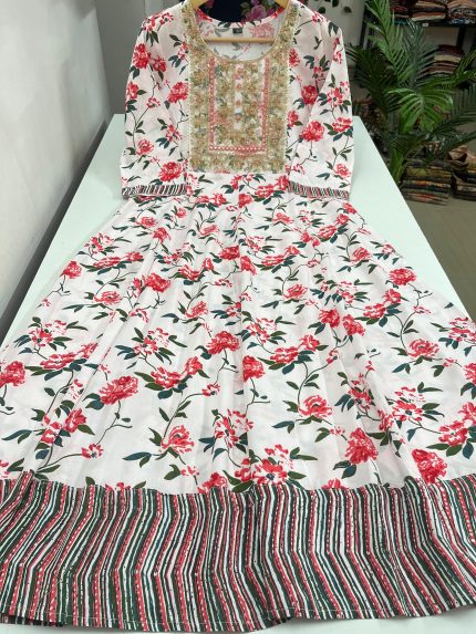 Full Length Anarkali Kurti