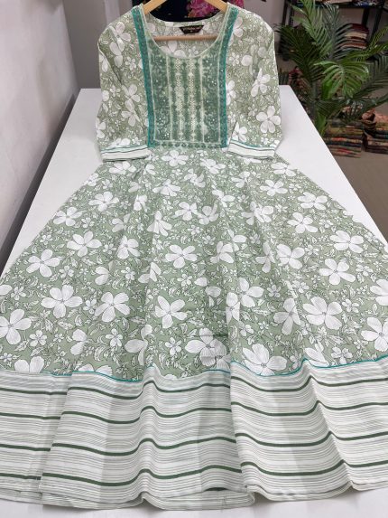 Full Length Anarkali Kurti