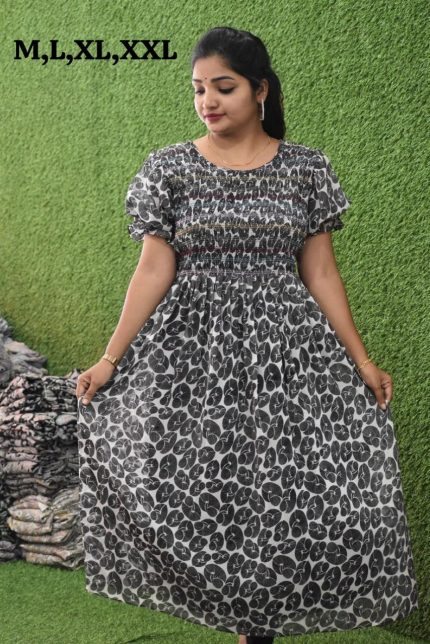 Georgette Smoky Frock