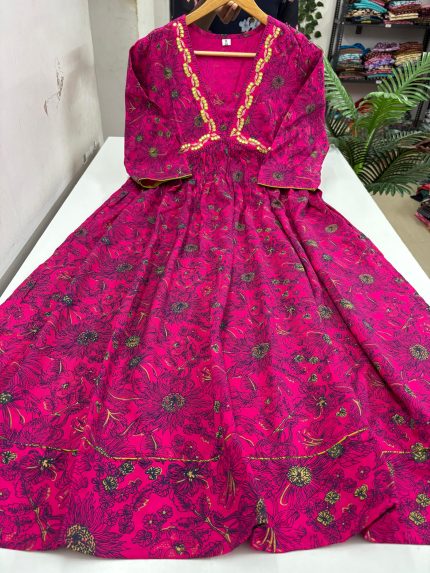 Full Length Anarkali Kurti