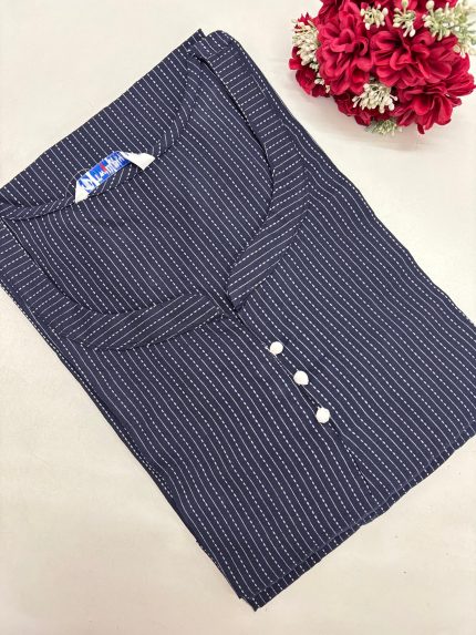 Premium Kantha Cotton Kurti