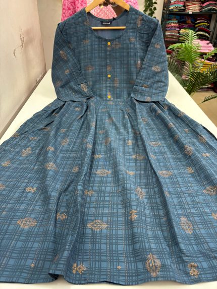 Pleated Umbrella Kurti 