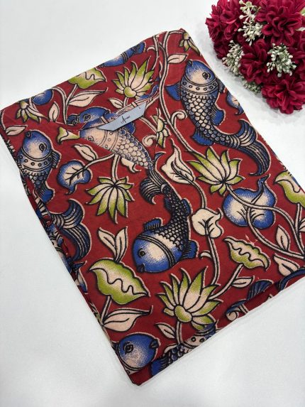Pure Cotton Kalamkari Printed Kurti