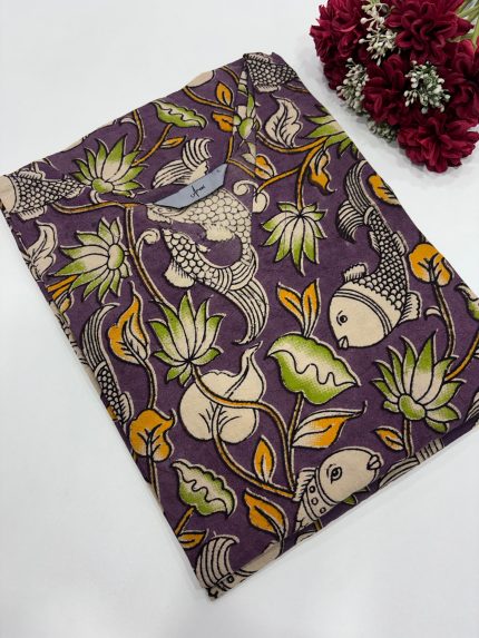 Pure Cotton Kalamkari Printed Kurti