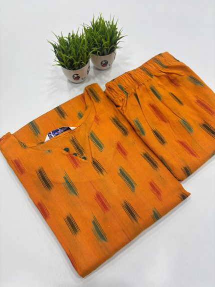 Ikkat Cotton Co-ord Set