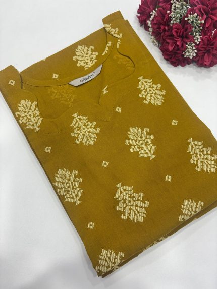 Flex Cotton Side Open Kurti