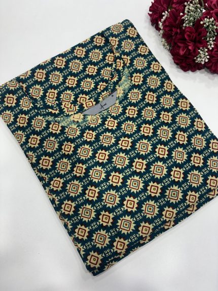 Office Wear Side Open Kurti