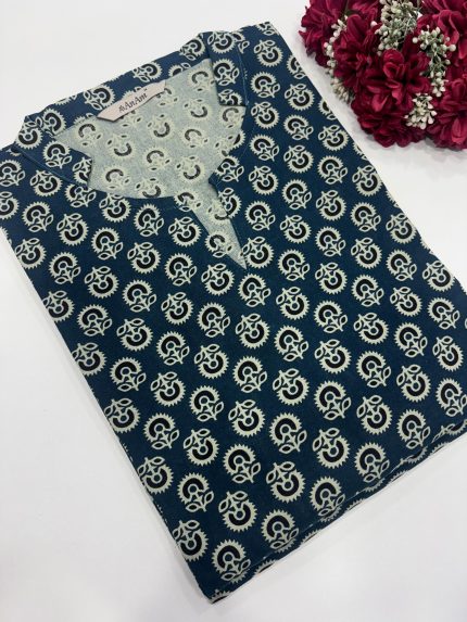 Office Wear Side Open Kurti