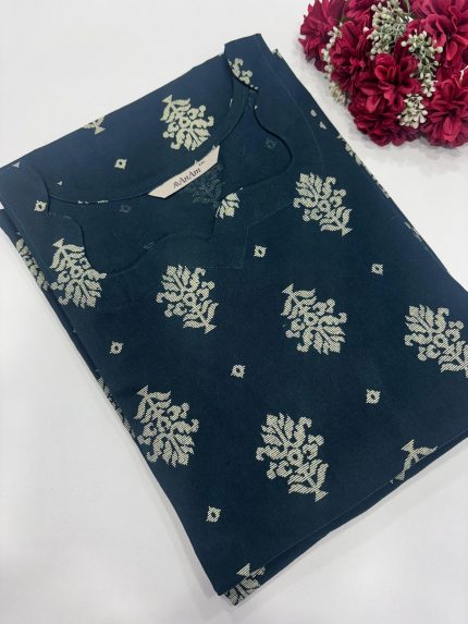 Office Wear Side Open Kurti