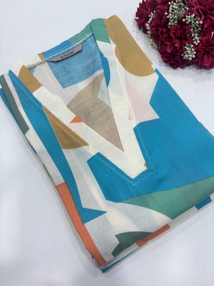 Office Wear Side Open Kurti