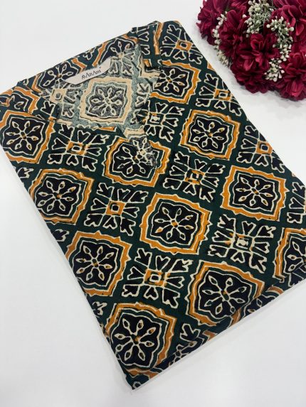 Office Wear Side Open Kurti