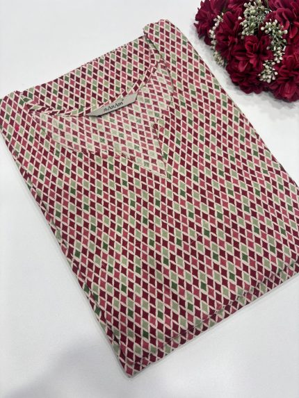 Office Wear Side Open Kurti