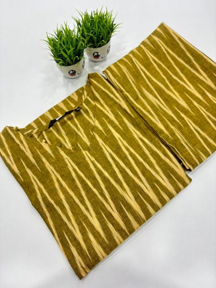 Ikkat Cotton Co-ord Set