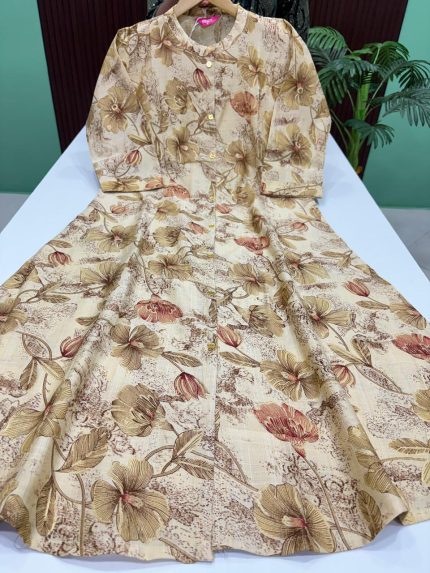 Vatican Silk A Line Kurti