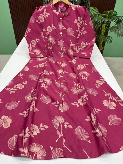 Vatican Silk A Line Kurti