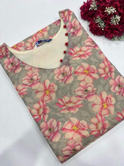 Premium Tissue Silk Kurti
