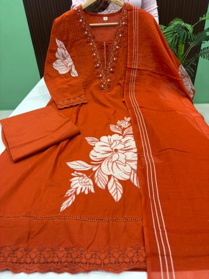 Premium Cotton Designer Salwar Set