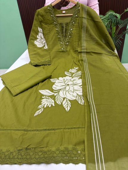 Premium Cotton Designer Salwar Set