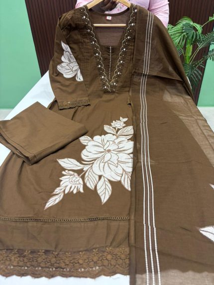 Premium Cotton Designer Salwar Set