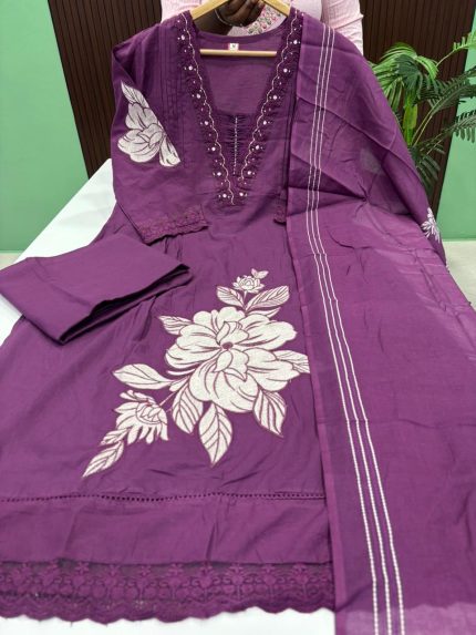 Premium Cotton Designer Salwar Set