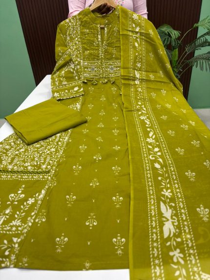 Premium Cotton Designer Salwar Set