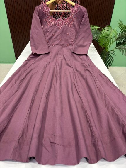 Full Length Mul Cotton Maxi