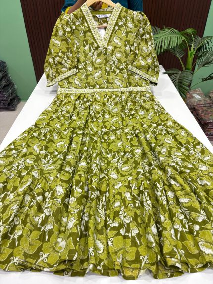 Cotton 3 tiered Frock