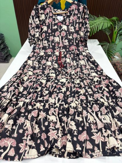 Cotton 3 tiered Frock